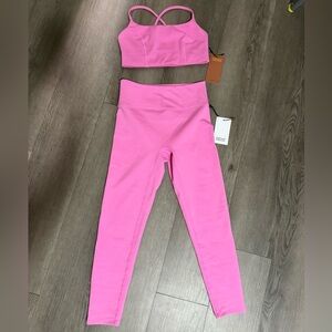 NWT Girlfriend collective workout set size M